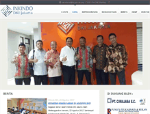 Tablet Screenshot of inkindo-dki.org